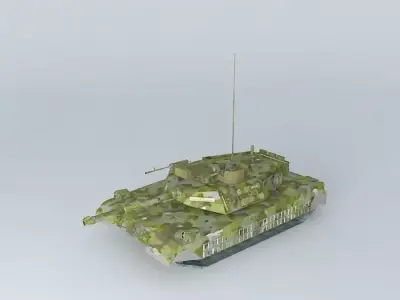 Tank prototype Sultan 203 3D model