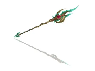 Succubus Spear Low-poly 3D model