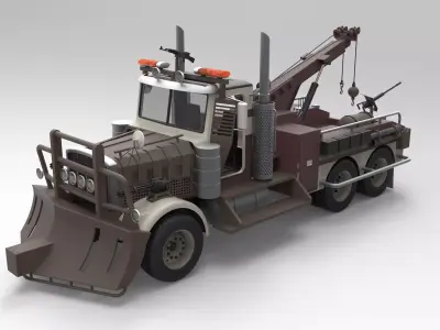 Towtruck from Terminator salvation 3D model