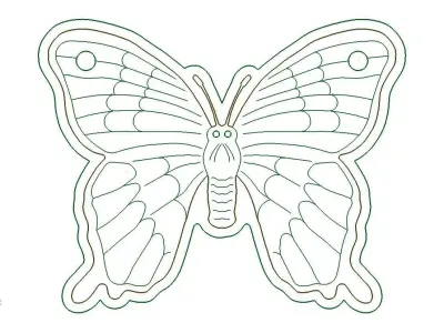 Butterfly 3D model buy