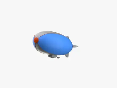 Air Balloon 3D Illustration 3D model