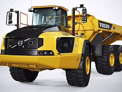2020 Volvo A60H Articulated Hauler Truck 3D model