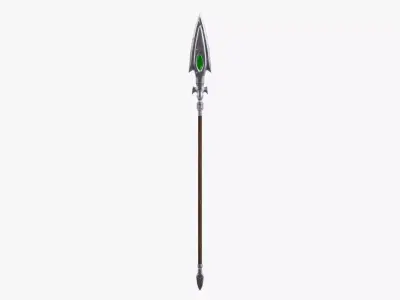 Fantasy Spear Low-poly 3D model order