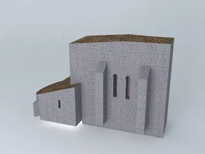 Church Saint Martial Dordogne Free 3D model