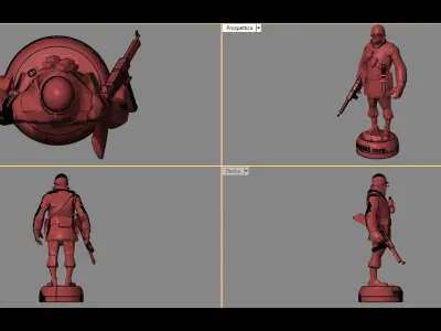 Us Marine 44 Free 3D print model