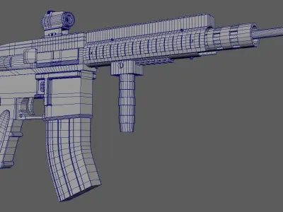 Assault Rifle 3D model
