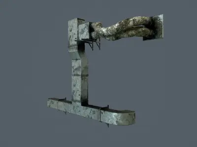 Industrial Ventilation Low-poly 3D model