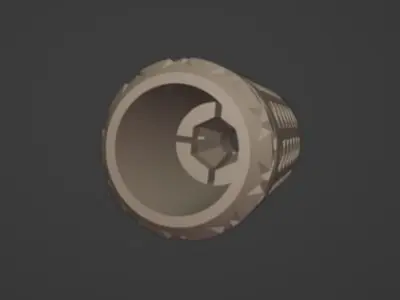 sks charging handle 3D model