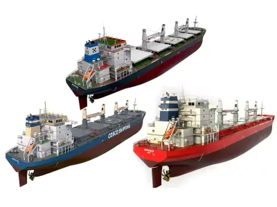 collection bulk carrier  3D model
