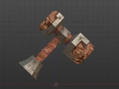 Warhammer Free low-poly 3D model purchase