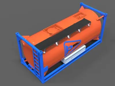 Tank Container A 3D print model