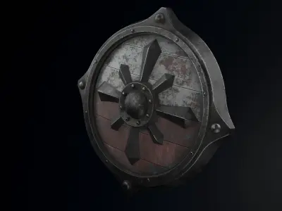 Medieval Shield 3D model buy