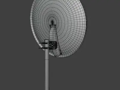 Radio Satelite Dish  3D model