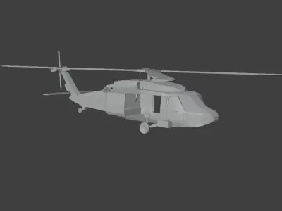UH - 60 BLACKHAWK 3D model