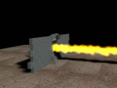 Fire Ball motion 3D model