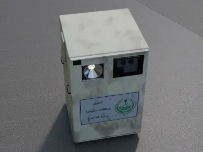 Speed camera - Saher 3D model