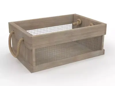H2000438 CRATE BROWN 3D model