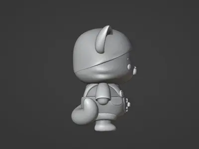 cat pirate 3D print model