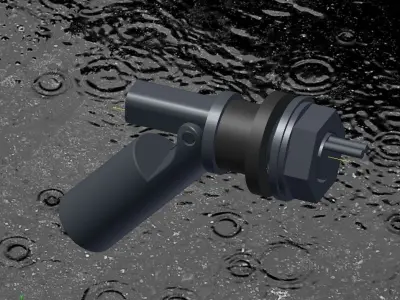 Lateral level sensor Free 3D model