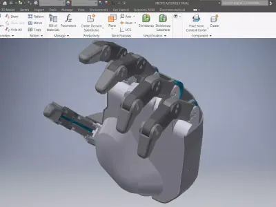 Robot Hands 3D Model 3D model