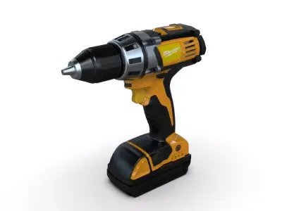 Cordless Drill 3d model 3D model