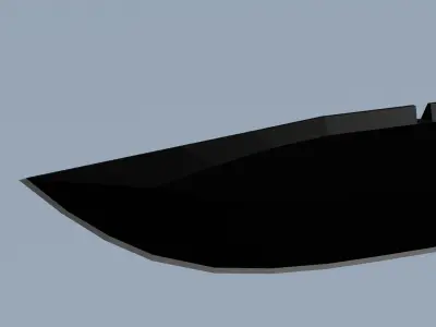 CUCHILLO DE SUPERVIVENCIA Free low-poly 3D model