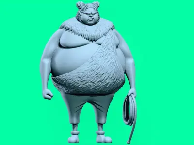 Mohji - Buggy Pirates - ONE PIECE - Split part 3D print model