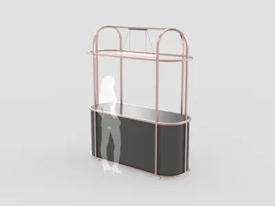 Food Display Stand 3D model