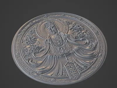 Modu Chanyu Medallion 3D print model purchase