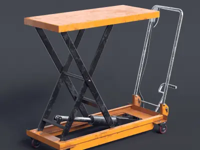 Scissor Lift Table II 3D model