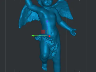Angel figure statue 3D print model