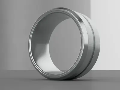 Mens Wedding Band 3D model