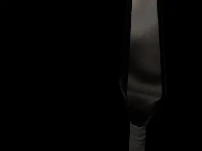 Japanese weapon set Low-poly 3D model