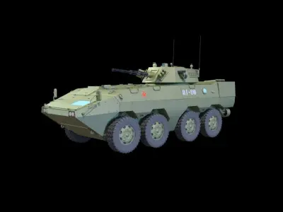 ZBL 09 8X8 infantry vehicle 3D model
