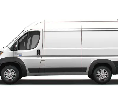 Ram ProMaster EV Cargo Van L2H2 2024 3D model