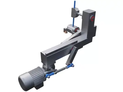 90 degree picking and placing mechanism 3D model