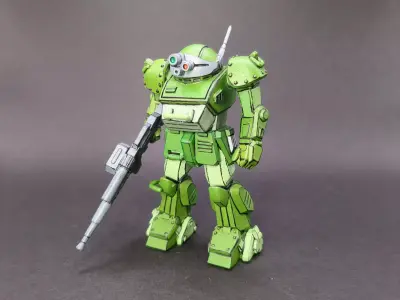 Scopedog Standing Mecha Miniature  3D print model