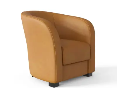 Armchair A-175 Low-poly 3D model