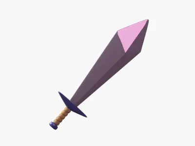 Sword 3D Illustration 3D model purchase