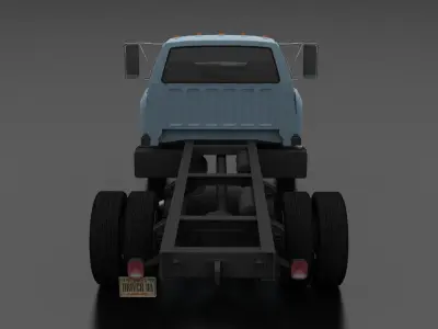 F-Series F-700 Truck Chassis 1995 Low-poly 3D model