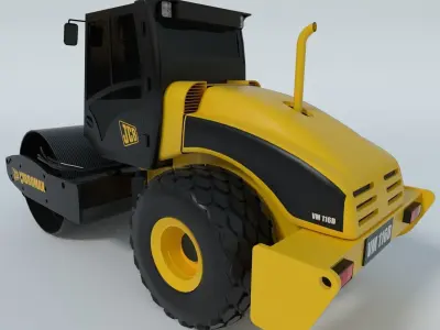 JCB  VM115 compactor 3D model