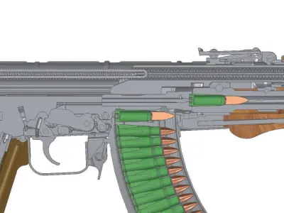 AKM 6P1 3D model