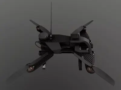 Drone Valkyrie S1 Low-poly 3D model