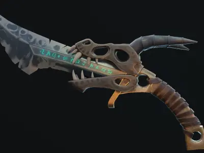 Stylized Sword Low-poly 3D model purchase