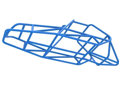 Frame for old school Sand Rail buggy Scale 1 to 25 3D print model