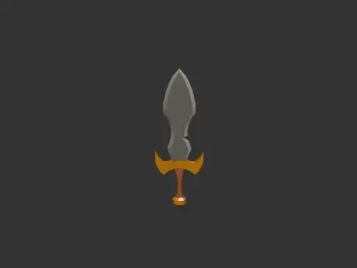 10 Stylized Swords  Low Poly Weapons for Games Low-poly 3D model