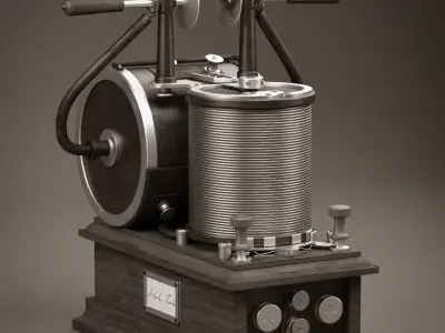 Tesla oscillator 3D model
