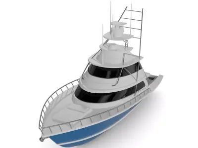 Motor Yacht 3D model