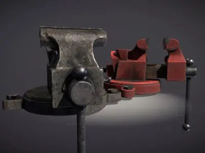 Red Vice 3D model