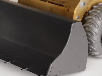 PhotoRealistic SkidSteer Loader High quality by Terlan125 3D model